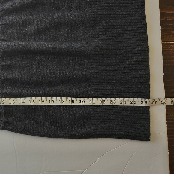 Kaisely by Anthropologie Charcoal Knit Top Size M - Picture 6 of 6